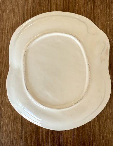 Plat en forme de pomme barbotine