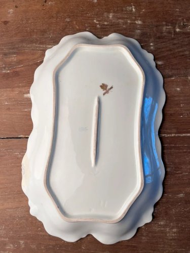 Plat en porcelaine ancienne Limoges Malmaison
