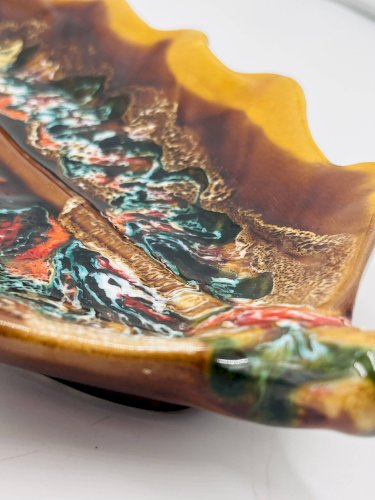 Plat feuille Vallauris