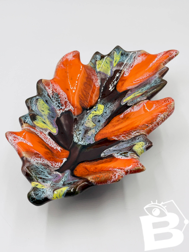 Plat feuille Vallauris