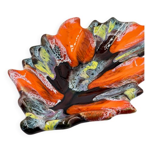 Plat feuille Vallauris