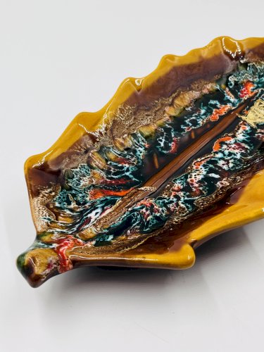 Plat feuille Vallauris