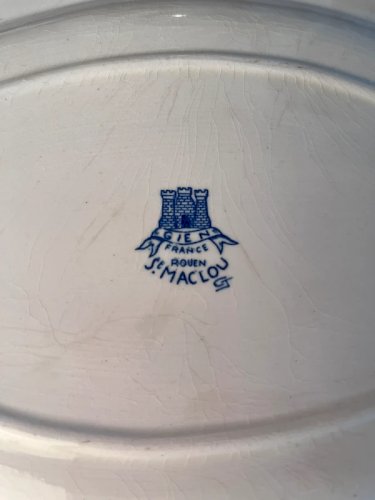 Plat Gien modèle Rouen Saint Maclou 1938