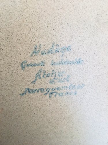 Plat grès Sarreguemines