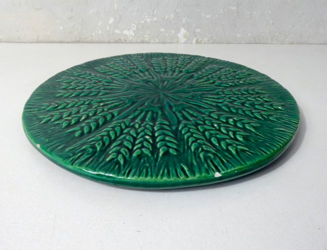 Plat majolique Vallauris Aegitna – Céramique vernissée années 50/70