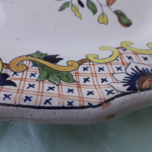 Plat ovale en céramique