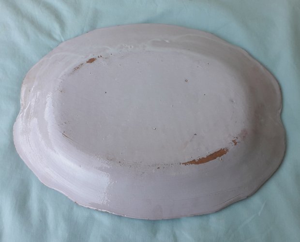 Plat ovale en céramique