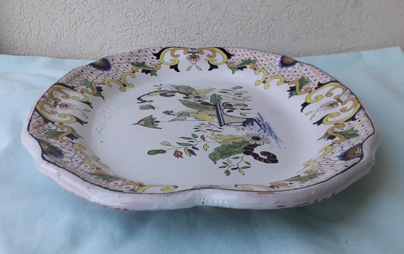 Plat ovale en céramique