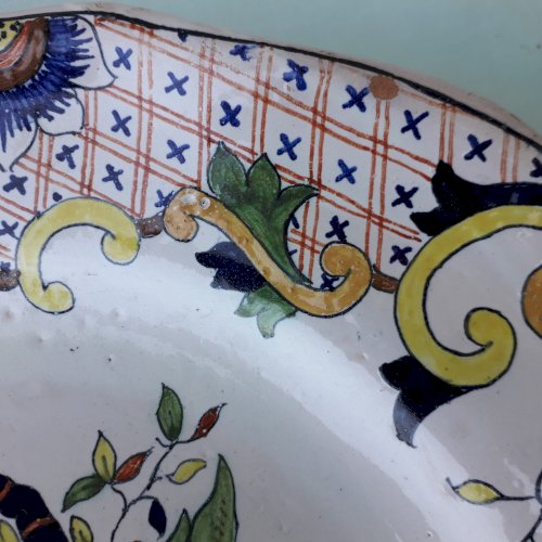 Plat ovale en céramique