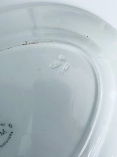 Plat ovale Vintage HBCM Création Primavera - Modèle Touraine