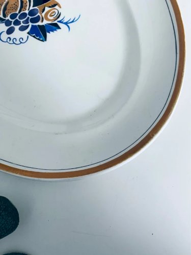Plat ovale Vintage HBCM Création Primavera - Modèle Touraine