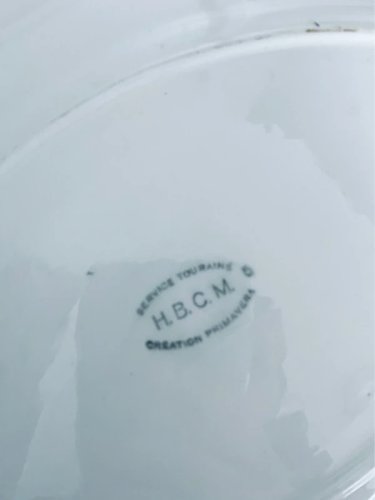Plat ovale Vintage HBCM Création Primavera - Modèle Touraine