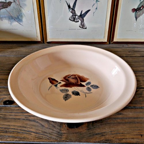 Plat rond creux Digoin Sarreguemines modèle 9481 (9181)