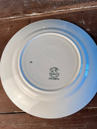 Plat rond Saint Amand Céranord modèle Cotentin