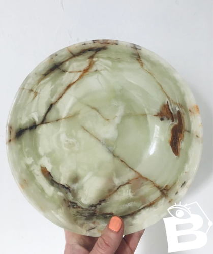 Plat / saladier en Onyx