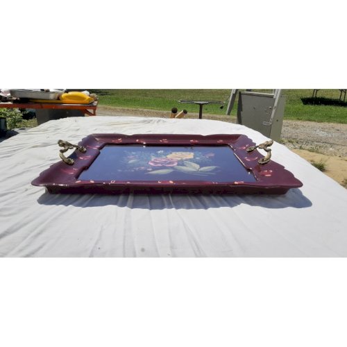 Plateau 1900 Peinture de Mercadé