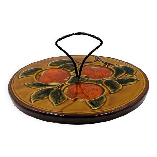 Plateau à Fromage décor fruit Vallauris