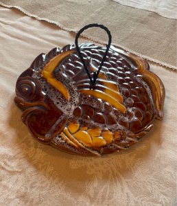 Vintage Vallauris cheese platter or petits fours