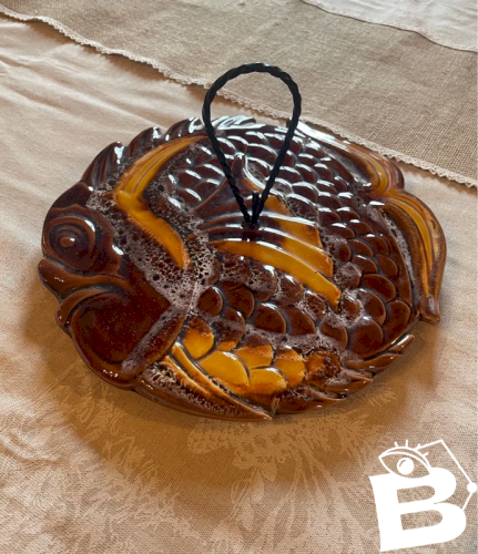 Plateau à fromage ou petits fours Vallauris vintage