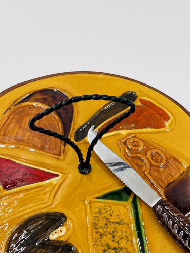 Plateau à Fromages avec couteau Vallauris