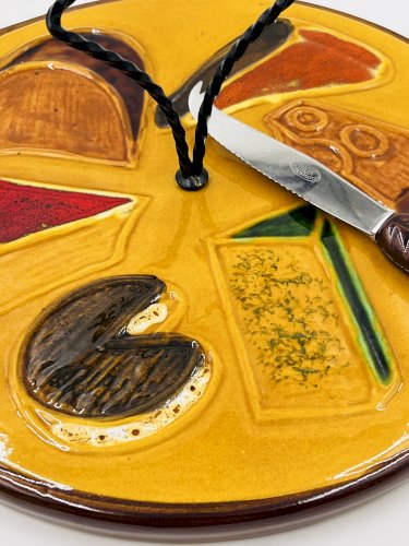 Plateau à Fromages avec couteau Vallauris