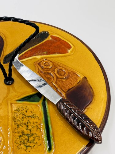 Plateau à Fromages avec couteau Vallauris