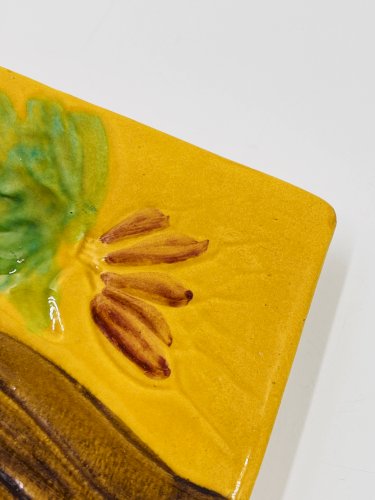 Plateau à fromages carré avec couteau Vallauris