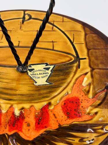 Plateau à fromages décor chaudron Vallauris