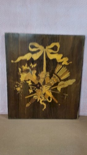 PLATEAU DE MARQUETERIE STYLE LOUIS XVI