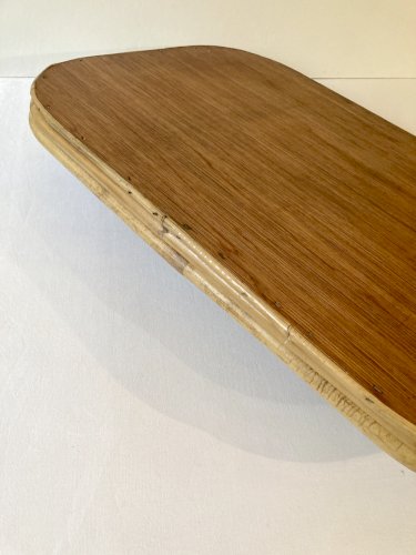 Plateau de service vintage en bambou et rotin