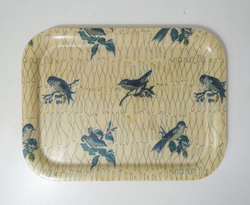 vintage bluebird fiberglass tray
