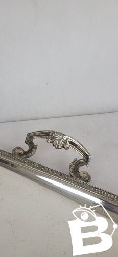 Plateau en métal argenté Louis XV - Georges Delahaye