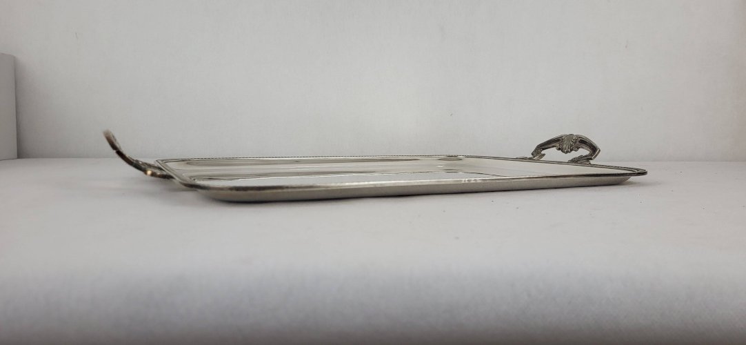 Plateau en métal argenté Louis XV - Georges Delahaye