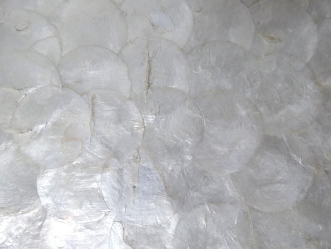 plateau en rotin et nacre vintage