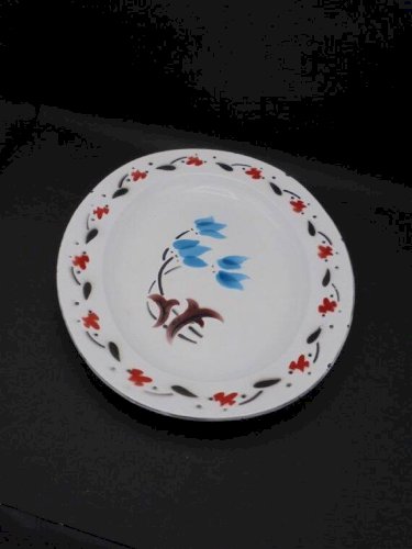 Plateau en tôle émaillée