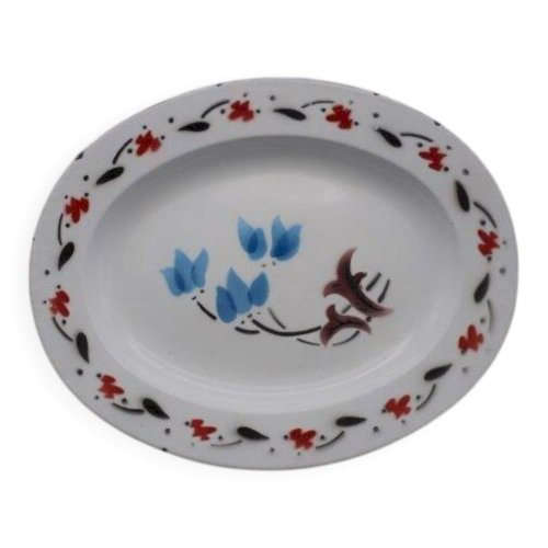 Plateau en tôle émaillée