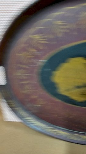 PLATEAU EN TOLE PEINT