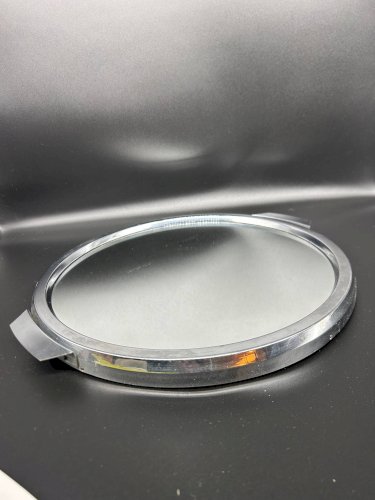 plateau miroir  art déco en chrome