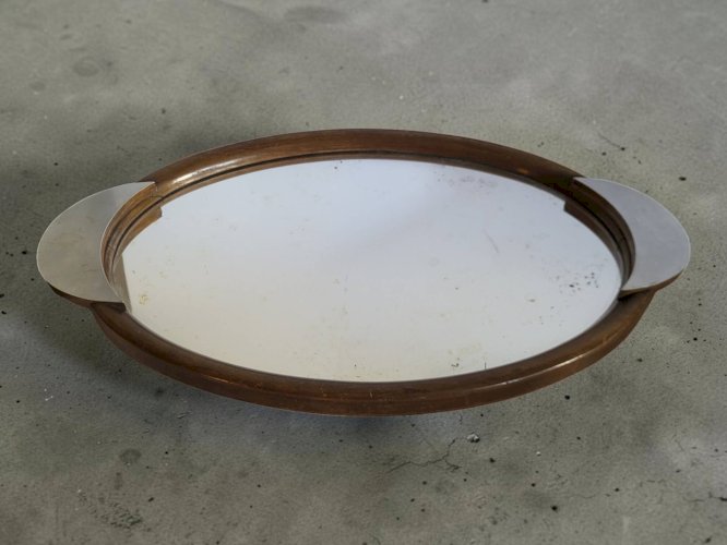 Plateau miroir Art déco