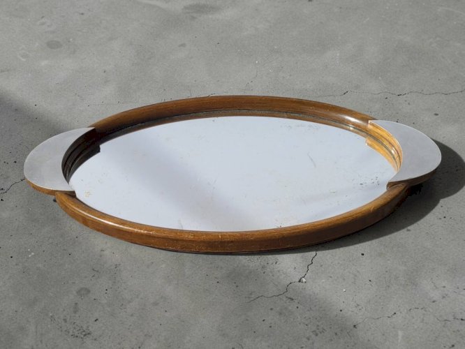 Plateau miroir Art déco