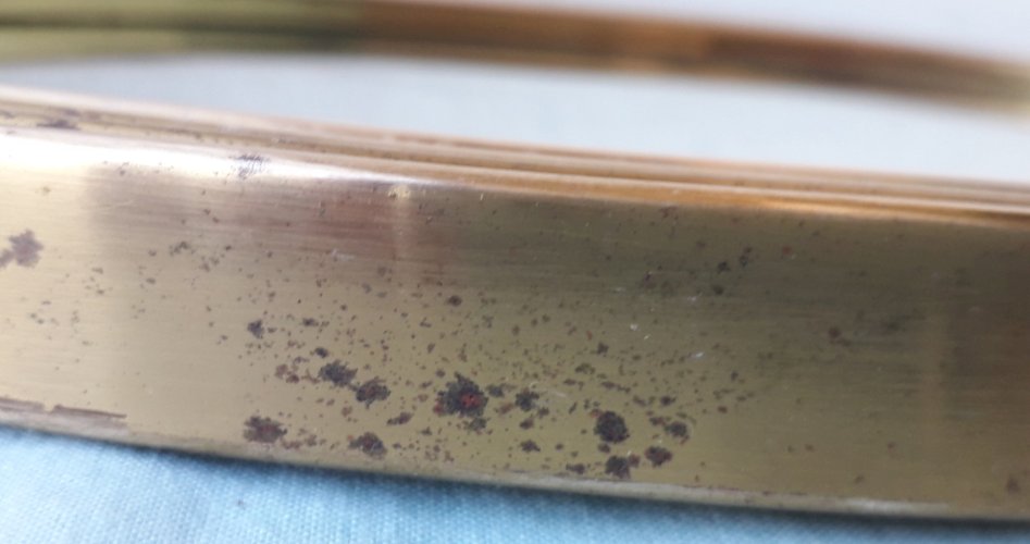 Plateau miroir style Art Déco