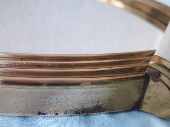 Plateau miroir style Art Déco