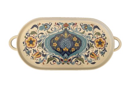 Plateau , Plat de service VILLEROY & BOCH modèle IZMIR vintage 1973 .