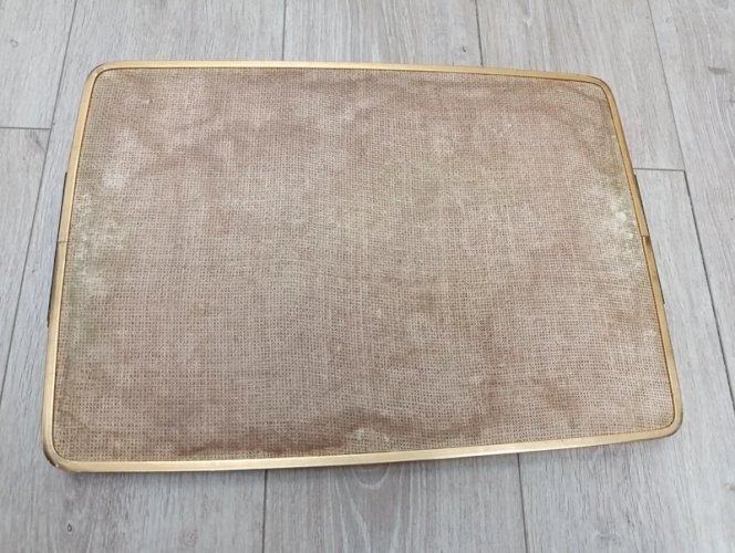 plateau vintage à decor floral en bon etat