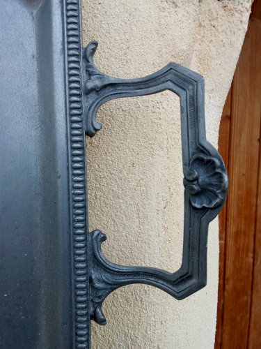 Plateau vintage en étain 