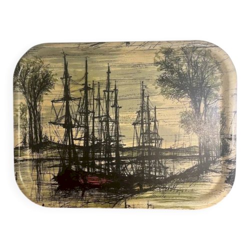 Plateau vintage en fibre de verre