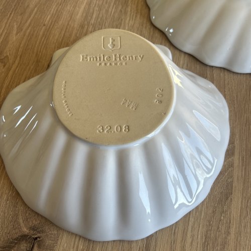 Plats céramiques Terre Cuite Émile Henry BCI Appolia Mer Coquille Saint Jacques 