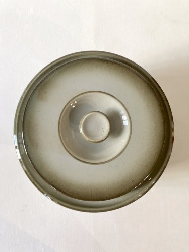 Plat/soupière en grès de grand feu, faïencerie de Brenne, années 1970-1980