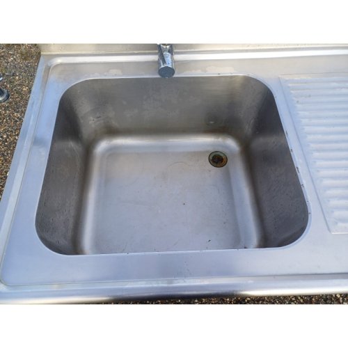 Plonge de Collectivité Inox 1 Bac 1 Douchette