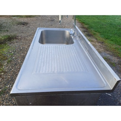 Plonge de Collectivité Inox 1 Bac 1 Douchette